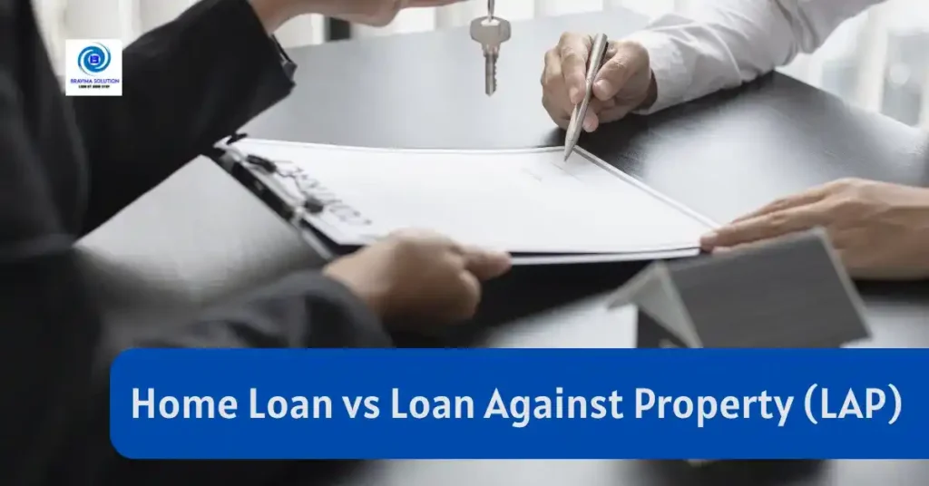 Home Loan vs Loan Against Property Lap Image by Bravima Solution team