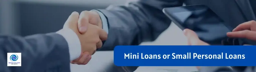 Mini Loans or small Personal loans image by bravima solution 