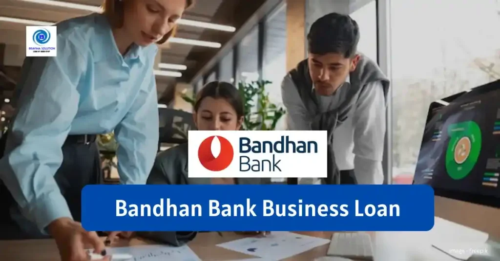 Bandhan bank Business Loan background image by bravima solution 