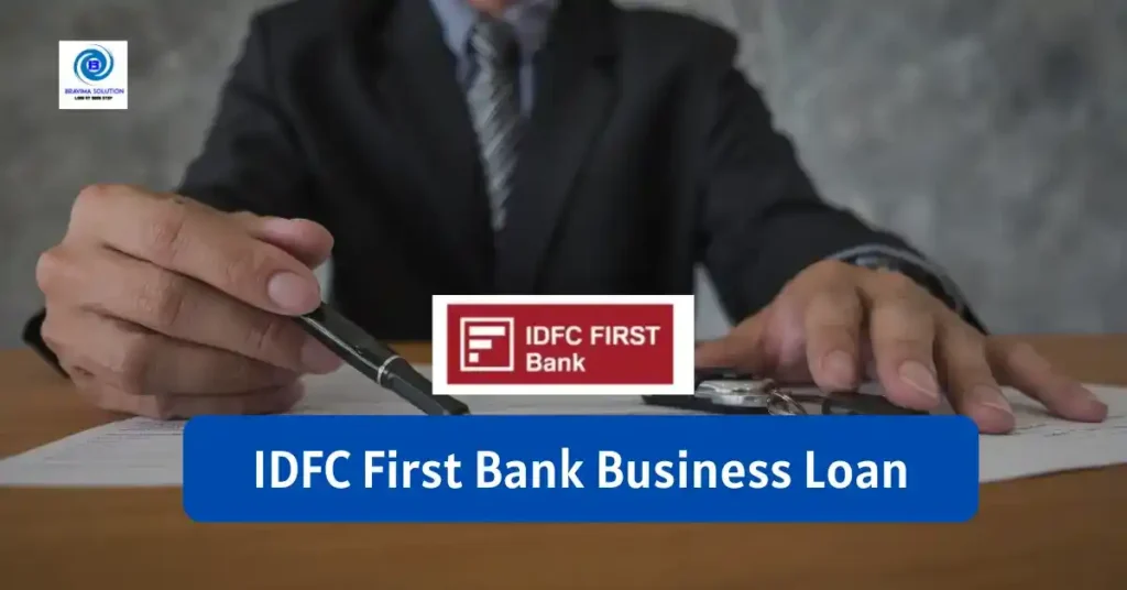 IDFC First Bank Business Loan Image by bravima Solution