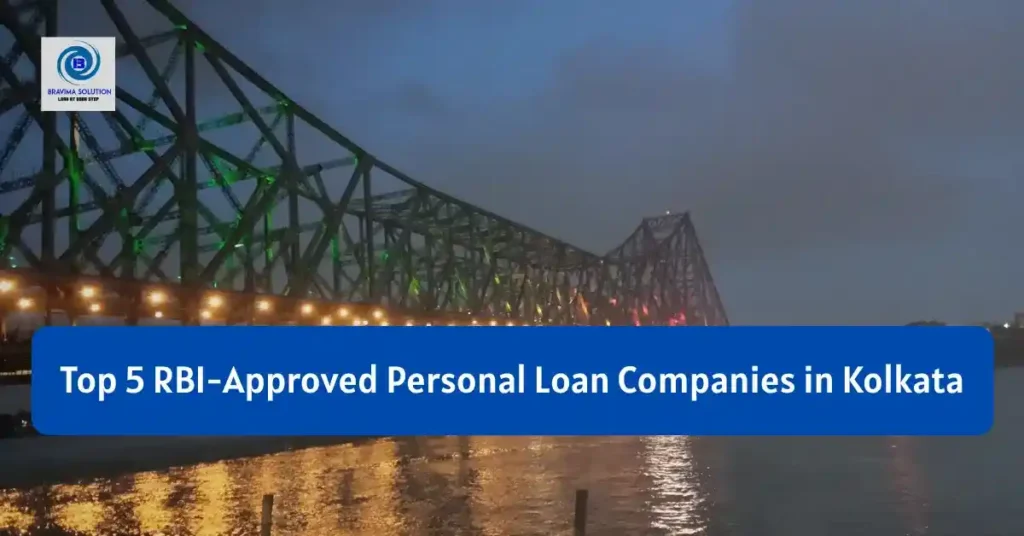 Top five RBI Approved Personal loan Companies in Kolkata Image by Bravima Solution Team